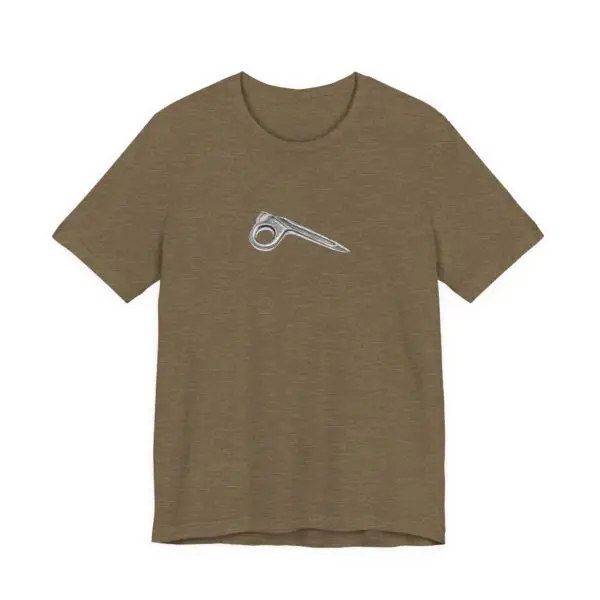 Vintage Rock Climbing Piton Tee | Unisex, Gritty Line Art - Image 5