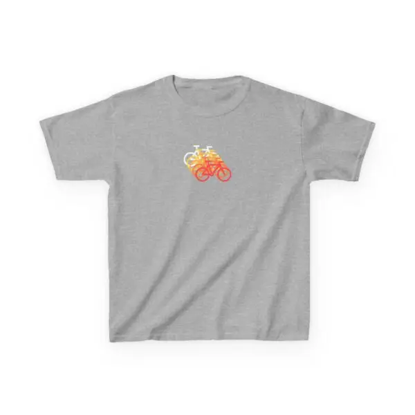 Kids' Gradient Bikes Tee - Cool & Comfy Cotton Shirt - Image 2