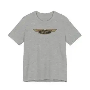 Velocette Motorcycles Winged Logo Distressed T-Shirt