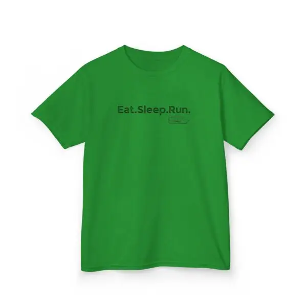 Eat. Sleep. Run. Kids Tee - Youth Running Shirt - Image 4