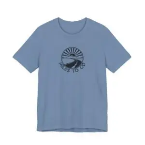 Miles To Go - Vintage Road Bicycling and Running Trip T-Shirt