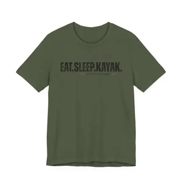 Eat Sleep Kayak Tee | Kayaking Lover Gift - Image 8