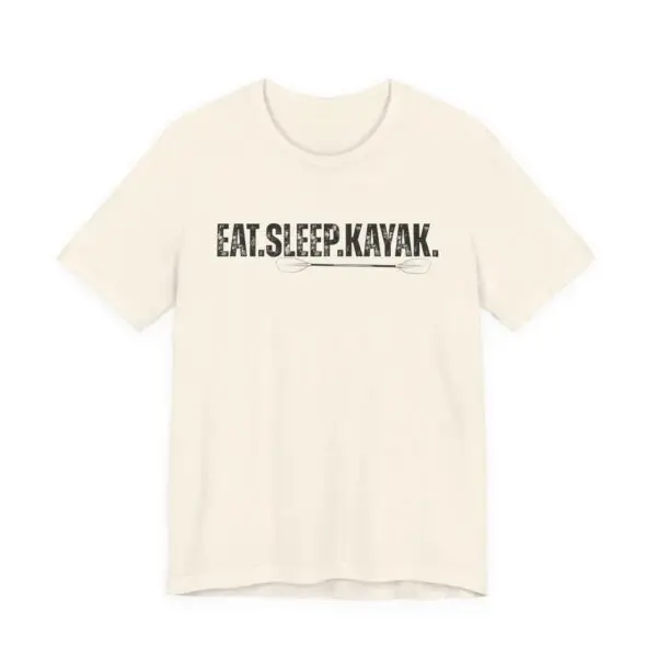 Eat Sleep Kayak Tee | Kayaking Lover Gift - Image 5